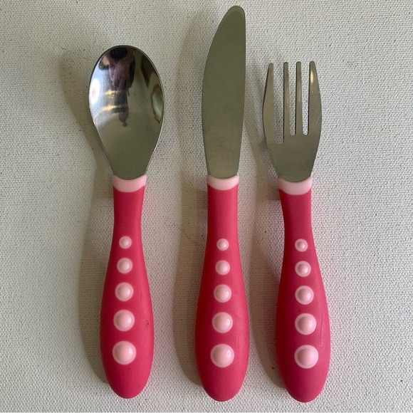 Gerber Lil Trainer 3-Piece Toddler Youth Stainless Flatware Fork Knife Spoon Set - Picture 1 of 9